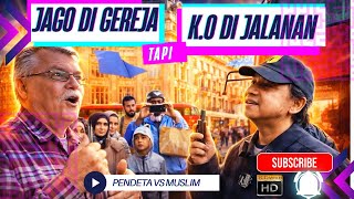 Pendeta hanya Hebat di Gereja, K.O diskusi di Jalanan!!  Mansur Vs Pendeta Amerika | Speakers Corner