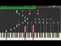 Death Stranding - Low Roar-Don't be so serious (Piano Tutorial)