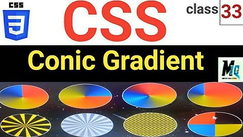 CSS Conic-gradient | and repeating-conic-gradient  in Urdu
