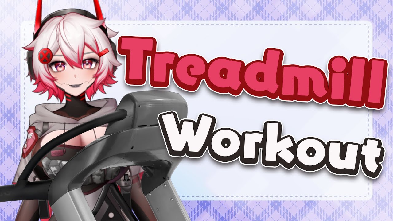 【Treadmill Workout】sweaty goth girls in your area【VAllure】