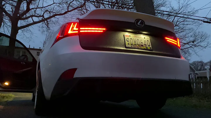 Lexus IS350 FSport PPE Headers and muffler/cat delete