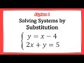 Solving Systems of Equations by Substitution 🧮