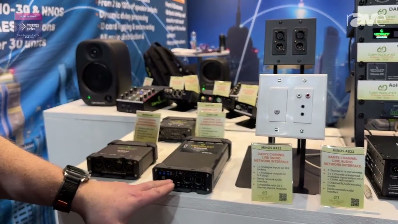 ISE 2026: Glensound Features DARK 22M Network Audio Interface for Network Audio