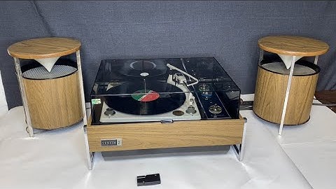 Vintage Zenith Circle of Sound Record Player