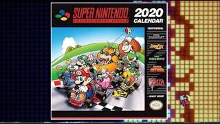 Super Nintendo Calendario 2020