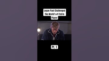 Logan Paul Challenges The World’s #1 Tetris Player #shorts