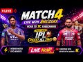 🚨  Match 4 HARD MODE :FIRST EVER IPL CRICKET ALL STARS New Game LIVE MATCH | AnkiZonX Stream🎮🏆