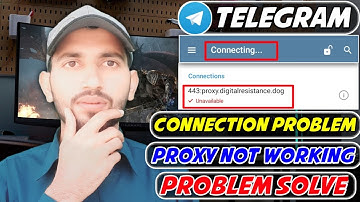 Telegram Connecting Problem | Telegram Proxy Not Working | How To Fix | Problem Solve | MTC Channel🔥