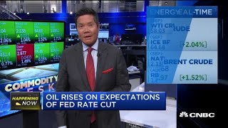 Oil rises on expectations of Fed rate cut