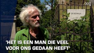 Overwoekerd graf van Groningse hoogleraar Huizinga in ere hersteld