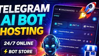 Host Unlimited Telegram Bots Online 24/7 🚀 | No VPS Needed (Full Tutorial)