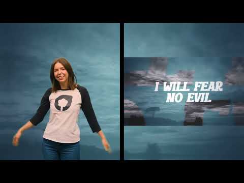 i shall dwell in the house of the lord psalm 23 hand motions split