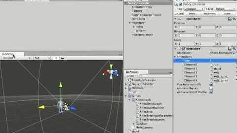 Animation Blending GUI for Unity3d - WalkThrough Part 1
