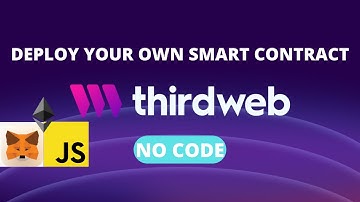 BUILD YOUR OWN SMART CONTRACT *WITHOUT ANY CODE* || ThirdWeb.com || NO CODE DEVELOPEMENT 🔥🔥