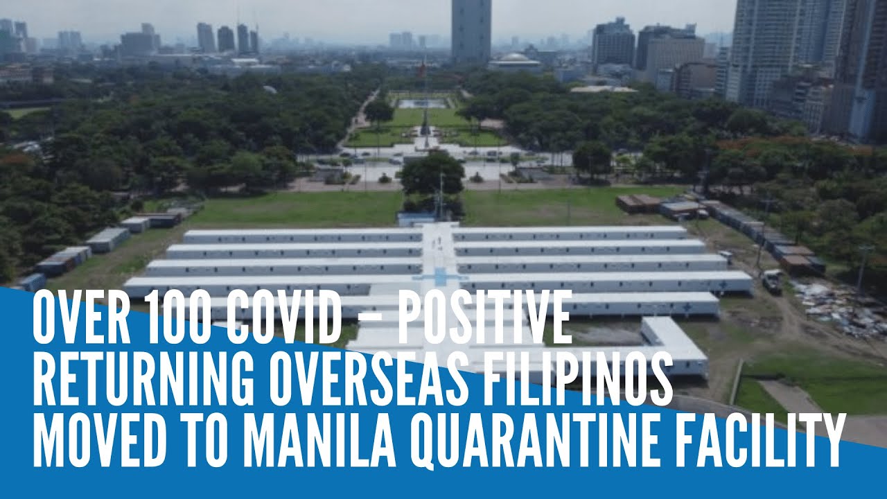 Over 100 COVID positive returning overseas Filipinos moved to Manila