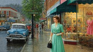 Take Me Back to 1955 Main Street Memories | Nostalgic Vintage Songs & Soft Jazz
