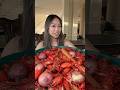 Crawfish mukbang