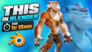 This in Blender for about 1h 15min! @speedcharlive