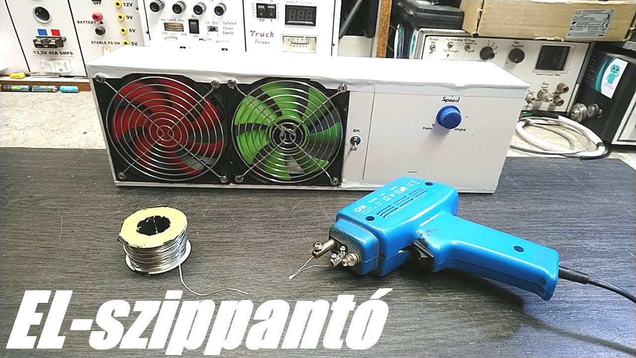 Füstelszívó forrasztáshoz házilag!