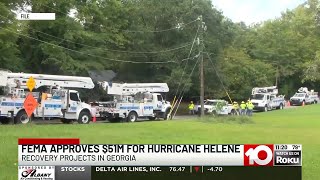FEMA approves $51 million for Georgia Hurricane Helene recovery
