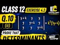 Class 12 Maths Ex 4.2 Q.10 (ii) | solution Determinants |##Class12Maths #Determinants #Exercise4.2