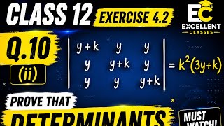 Class 12 Maths Ex 4.2 Q.10 (ii) | solution Determinants |##Class12Maths #Determinants #Exercise4.2