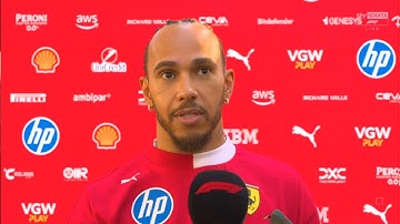 #44 Lewis Hamilton | post-PRACTICE interview | F1 2025 Abu Dhabi Grand Prix