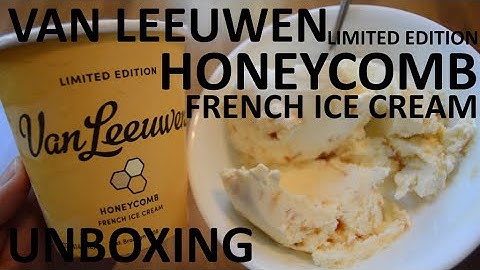 Unboxing Van Leeuwen Honeycomb Limited Edition French Ice Cream