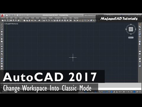 Autocad 17 Classic Workspace Manual Settings Youtube