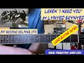 I Need You by Lynyrd Skynyrd solo guitar lesson