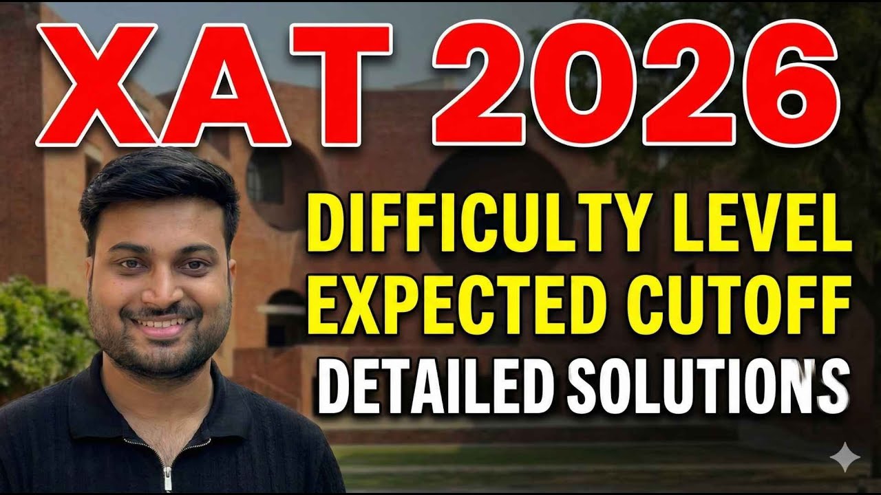 XAT SCORE VS PERCENTILE 2026 - YouTube