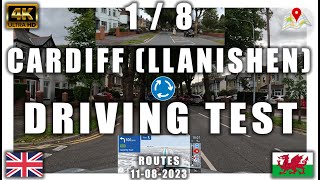 Driving Test Routes Cardiff (Llanishen) #1 with Sat Nav