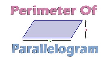 How To Calculate Perimeter Of Parallelogram