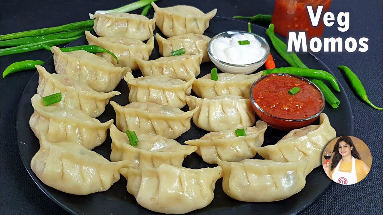 Easy Veg Momos Recipe - 4 Ways to Fold Momos | Recipe with a Twist