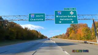 COLORFUL DRIVE ON I40 WEST NEAR WINSTON SALEM