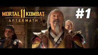 MORTAL KOMBAT 11 AFTERMATH - Story Walkthrough Part 1 (No Commentary) Ps4 Slim.