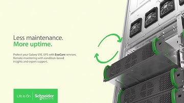 Protect your Galaxy VXL UPS with EcoCare | Schneider Electric