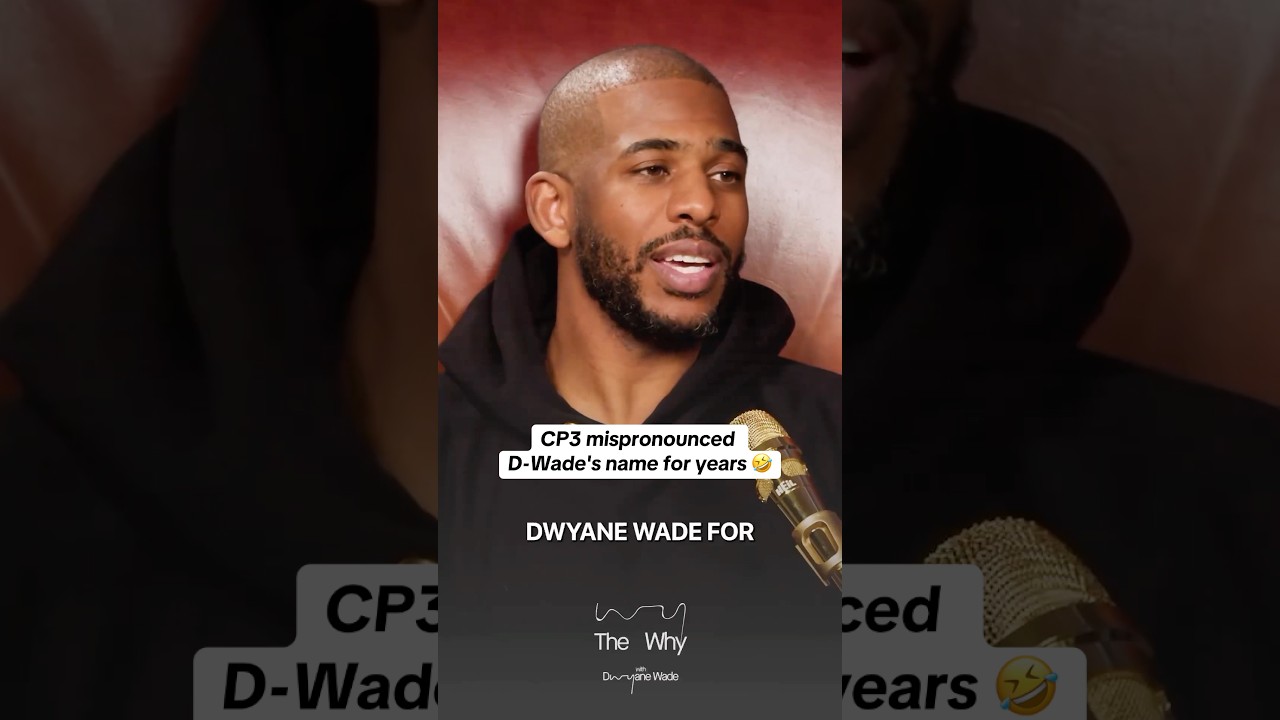 Chris Paul admits he has been mispronouncing Dwyane Wade’s name for years 🤣