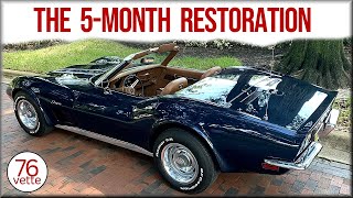 1973 Corvette Restored in 142 DAYS!
