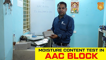 HOW TO PERFORM AAC BLOCK MOISTURE CONTENT TEST PROPERLY