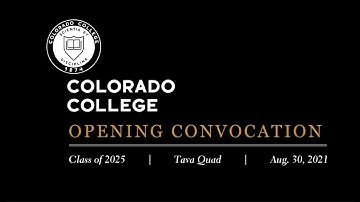 Opening Convocation 2021