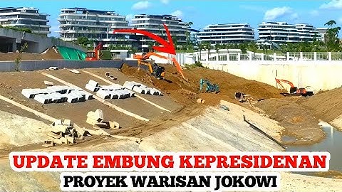 TODAY'S IKN‼️Update on the Presidential Reservoir Project, a Legacy Project of President Jokowi