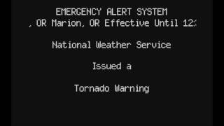 Oregon Tornado Warning 2010 Remake (WITH ACTUAL NWS AUDIO)