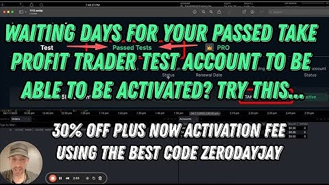 Take Profit Trader Passed Test/PRO Account Delay Glitch? (DO THIS!!)