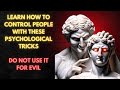 Master the art of persuasion  18 psychological tricks on controling any person or situation  stoic