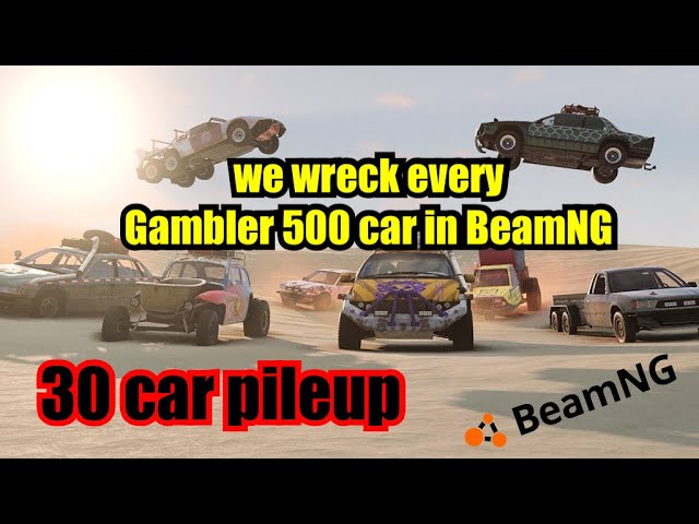 Os Mods MAIS BIZARROS de Carros da GAMBLER 500 - BeamNG Drive