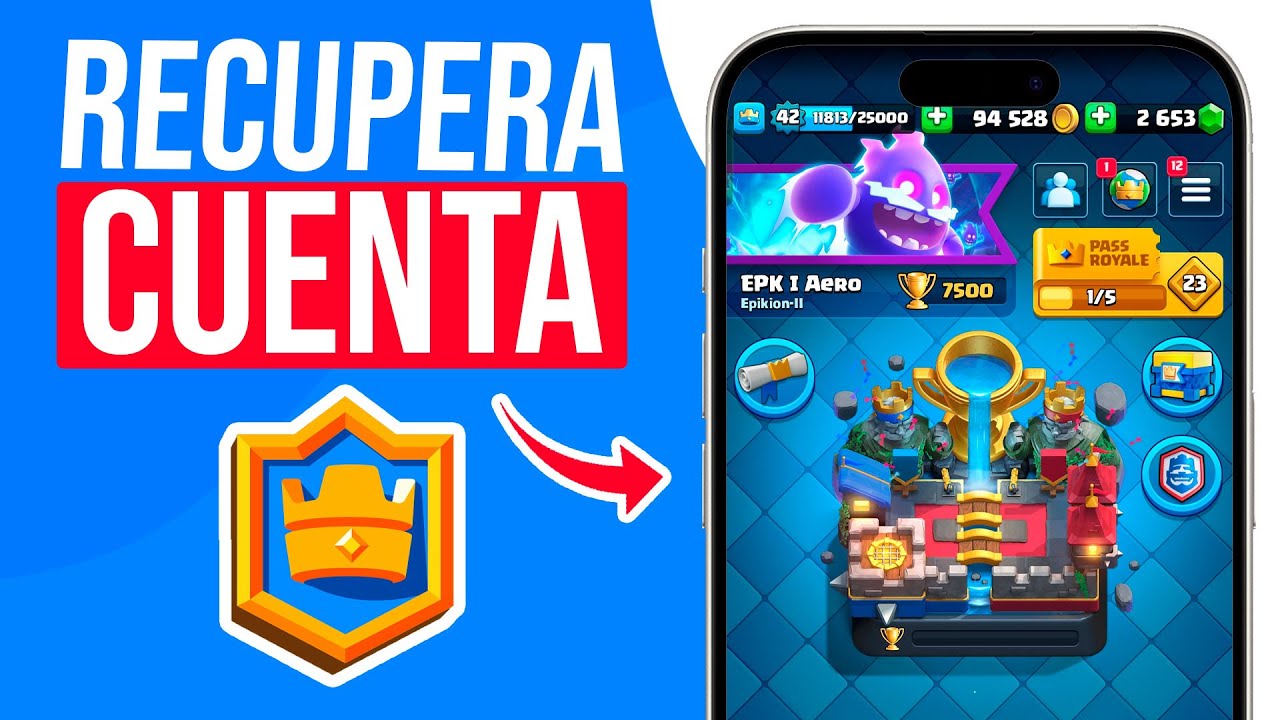Como RECUPERAR mi CUENTA de Clash Royale SIN Supercell ID (Guia