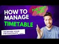 HOW TO MANAGE STUDY TIMETABLE NEET 2025 | ALL DOUBT CLEAR IN ONE VIDEO #neet #neetaspirents #study