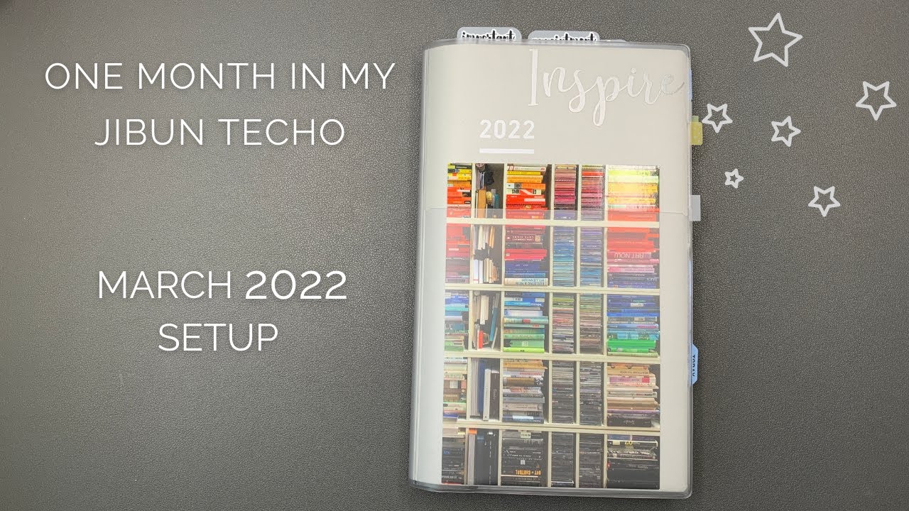 March 2022 Challenge | One Month In My Jibun Techo | March Setup
