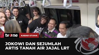 Presiden Jajal Lrt Jabodebek  Kabar Utama Tvone